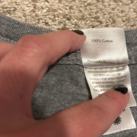 Hanna Andersson Layered Christmas Shirt, 6-7 - Picture 6 of 8